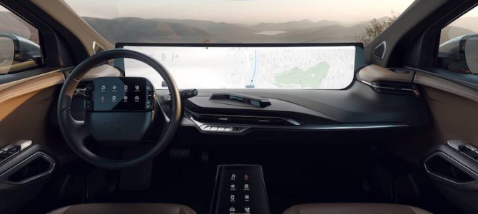 【話題】Amazon Alexa搭載の中国製電気自動車「BYTON M-Byte SUV」、車載ディスプレイがすごすぎる