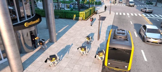 【話題・自動運転】夜は自動運転タクシー、昼は「ロボット犬」を積んで宅配　独・コンチネンタルが示す未来