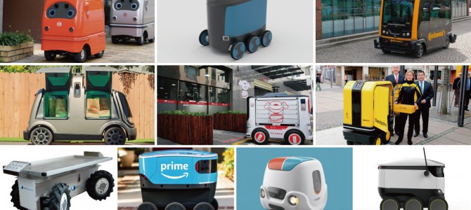 【話題・自動運転】ラストワンマイル向けの物流・配送ロボット10選