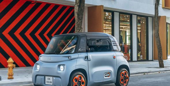【超小型EV・海外】シトロエン、超小型電気自動車「Ami」でモビリティサービス開始へ
