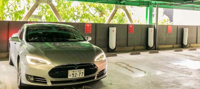 【話題・インフラ】名古屋星が丘にテスラスーパーチャージャー開設