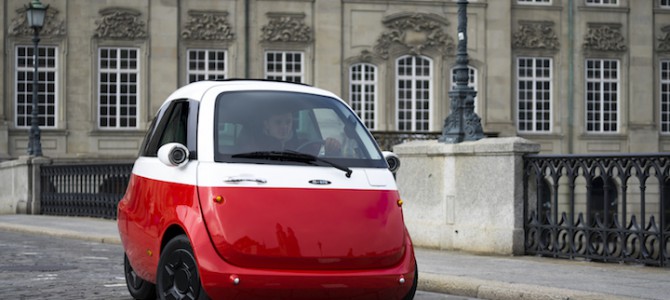 【超小型EV・話題・新製品】前から乗り降りできる電気自動車「Microlino」、いよいよ生産開始
