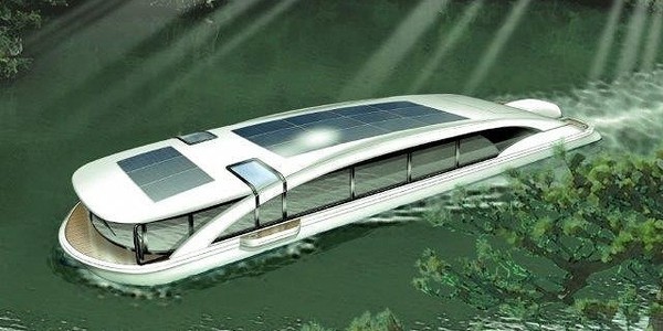 【話題】三方五湖の観光目玉に電池推進船