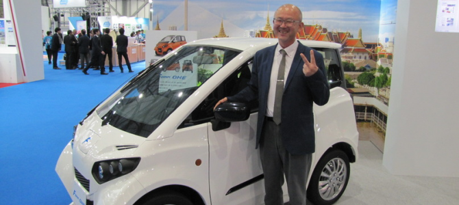 【2019モーターショー・超小型EV】水に浮いて移動できるEV、FOMMを2020年春に日本導入…