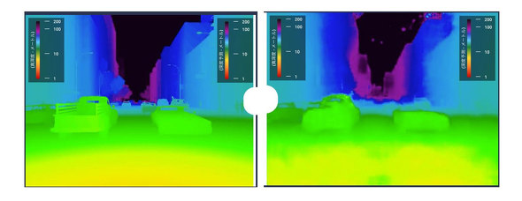 【新技術・自動運転】カメラと低解像度LiDARで高精度な深度予測、開発コストは7割削減