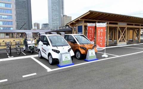 【話題・超小型EV】4人乗り超小型EVなどシェアする実証実験。さいたま市
