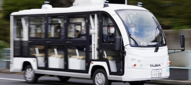 【話題・自動運転】日常の足に期待、自動運転車の実証実験 春日井市と名古屋大