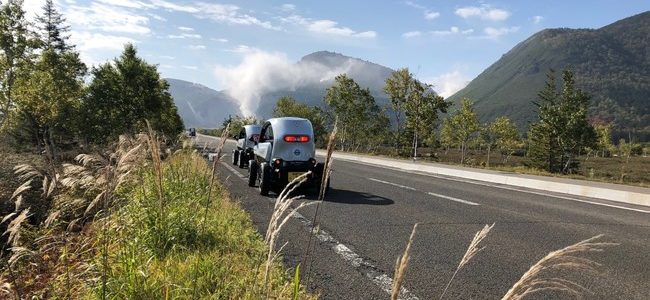 【話題・超小型EV】屈斜路プリンスホテル、私たちができるSDGｓへの取り組みCO2削減を目指しオール電気で走る …
