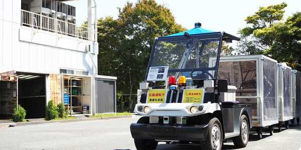 【話題・自動運転】ヤマハ発流の業務改善策とは 無人運転車「スマートファクトリービークル」が工場敷地内を走る