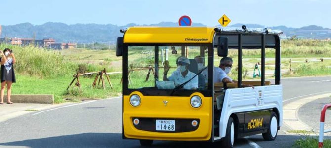 【話題】高齢者の新たな“足“に 小型電気自動車、９月９日まで実証運行 館山・富崎地区