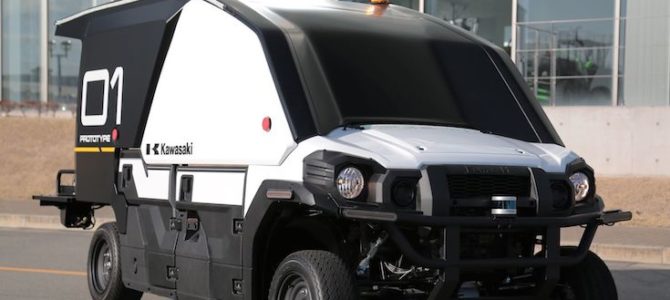 【企業・自動運転】川崎重工が多用途UGV「ミュール」で無人自動運転の実験に成功