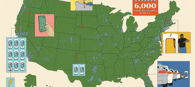 【インフラ・海外】「EV大国」目指す米国の死角、急速充電施設はわずか6000カ所