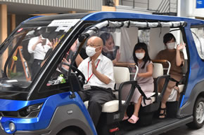 【話題・自動運転】鉄道と自動運転連携ツアーの実証実験 四万十市の中山間地域