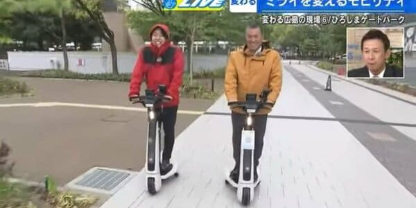 【話題・次世代モビリティ】一人乗り電動モビリティで楽々移動　音声観光ガイドも搭載　