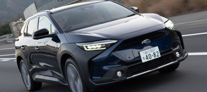 【話題】スバルが電気自動車「ソルテラ」のアップデートを発表　充電性能やメーター表示を改善