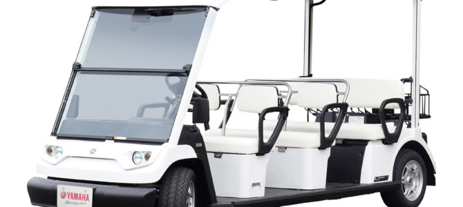 【話題・次世代モビリティ】ヤマハ発動機とJAF、7人乗り電動ランドカーで地域社会の課題解決へ