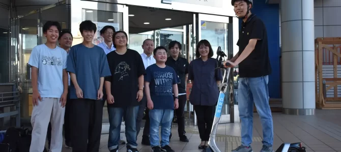 【話題・マイクロモビリティ】FSGカレッジリーグ『WiZ国際情報工科自動車大学校』で電動キックボードシェアリングサービス …