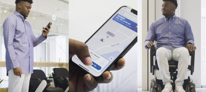 【話題・モビリティショー2023】近距離モビリティのWHILLを試乗しながら会場見学…