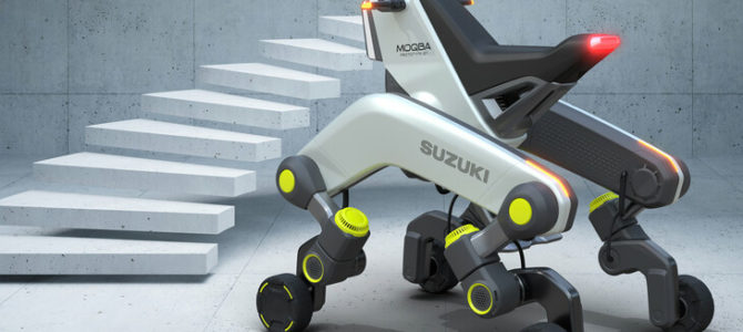 【モビリティショー2023】スズキが階段も上れる次世代パーソナルモビリティーを発表