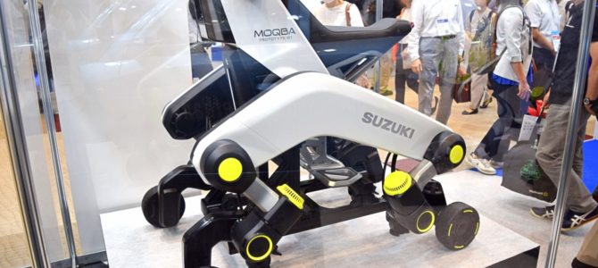 【話題・次世代モビリティ】スズキの次世代四脚モビリティ「MOQBA」