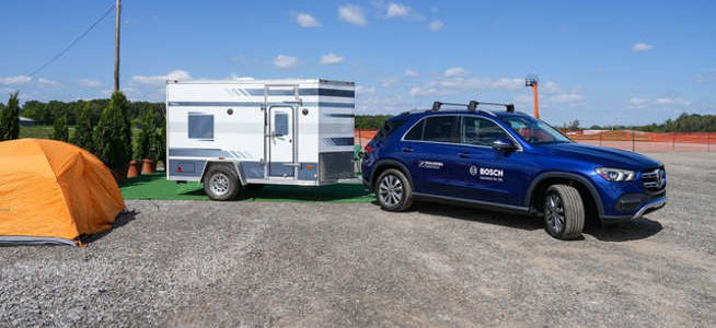 【自動運転・新技術】キャンピングカー牽引時でも自動駐車できる、ボッシュが次世代技術を初公開