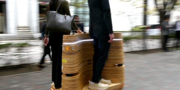 【話題・次世代モビリティ】歩くより遅いからこそ見える風景がそこにある 「新しい低速自動走行モビリティ実証実験」実施中