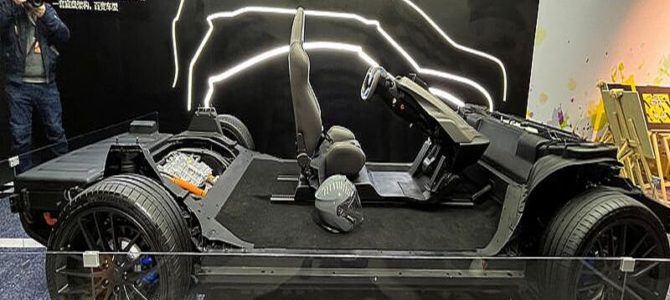 【話題・海外】中国ＣＡＴＬ、安全性高めたＥＶ車体発表 高級車メーカーに販売