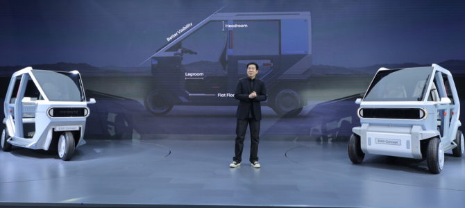 【話題・マイクロモビリティ】インドで公開された現代自動車の3輪電気自動車