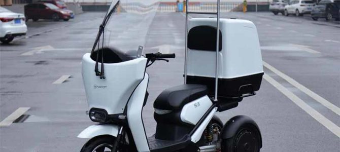 【話題・マイクロモビリティ】航続距離380km！ 電動3輪バイク「NICOT MOTORISTS S3／ニコット モータリスト S3」をモータ …