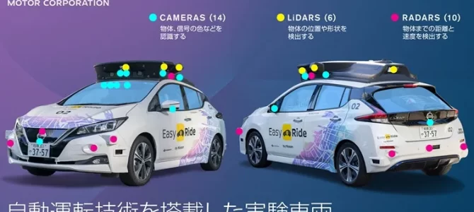 【自動運転・企業】日産自動車、神戸市と共同で自動運転モビリティサービスの地域導入を目指す実証実験を開始