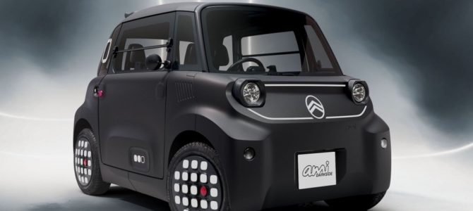 【話題・超小型EV】シトロエンの超小型EV『アミ』、初のマットブラック仕様「ダークサイド」登場…約157万円から