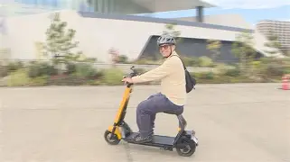 【話題・マイクロモビリティ】「自転車より乗りやすい」世界初！太陽光を利用した次世代マイクロモビリティ試乗会 山口・下関