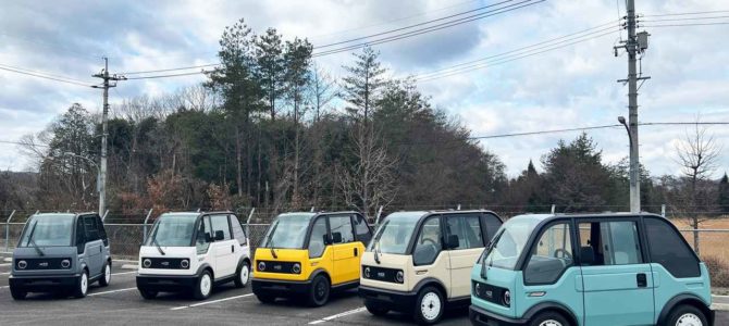 【話題・超小型EV】KGモーターズが原付ミニカー「mibot」の納車を開始。ひとり乗りEVの本格量産に向けた準備が進む